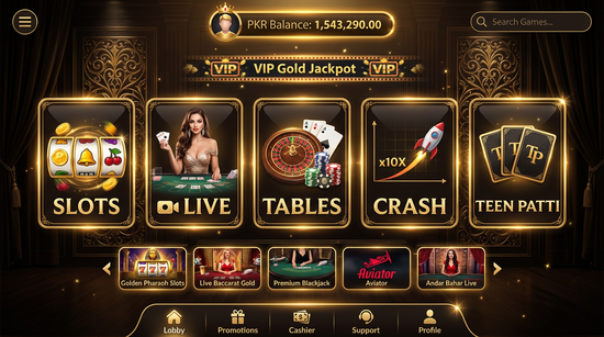 Main screen of jeekho casino page for PK players - 4